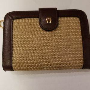 ETIENNE AIGNER Rattan Wallet NEW!